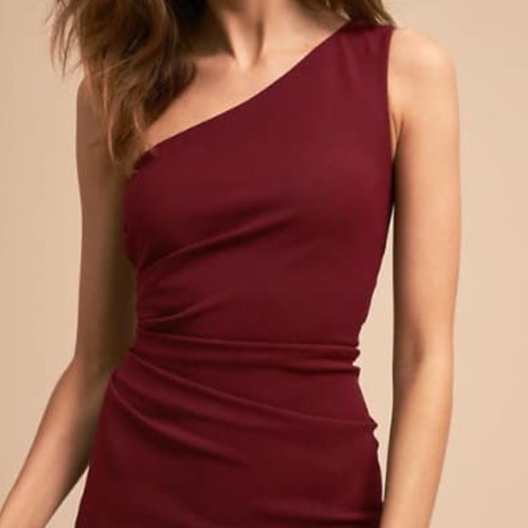 BHLDN Bridesmaid One Shoulder Dress - Picture 1 of 5